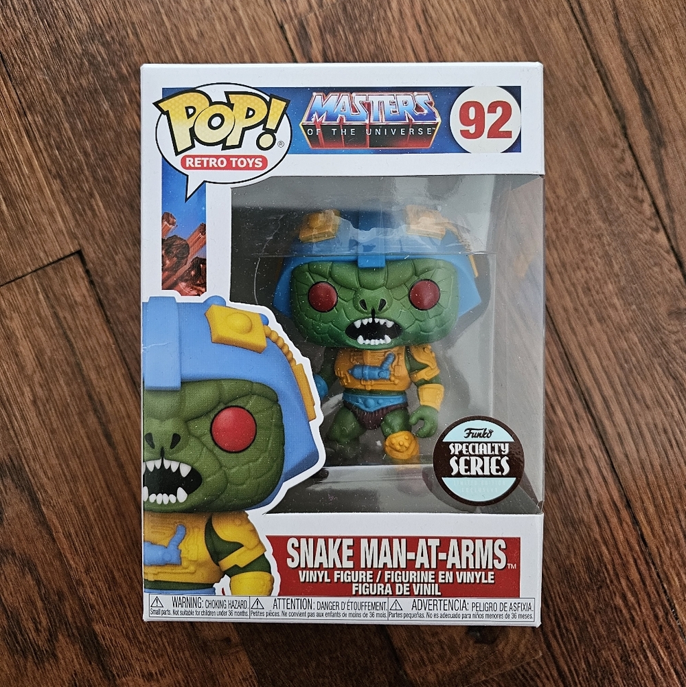 Funko Pop! Masters of the Universe Snake Man-At-Arms Figure
